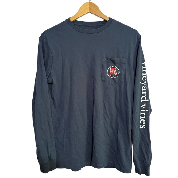Vineyard Vines Barstool Sports Men's Dark Blue Long Sleeve Tee Size XS - Picture 1 of 8